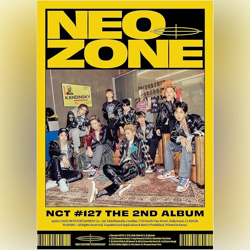 NCT 127 Neo Zone Album with Photocard and All Inclusions Opened